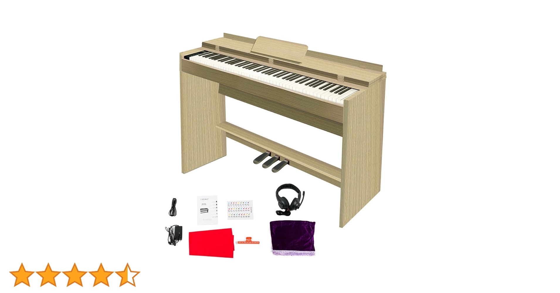 Amazon | Carina 電子ピアノ 88鍵盤 キーボード ハンマー
